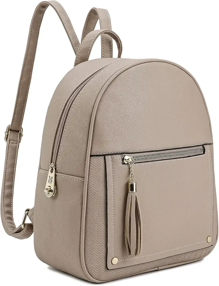 Medium Backpack Purse for Women Anti Theft Backpack with Secured Zipper & Tassel