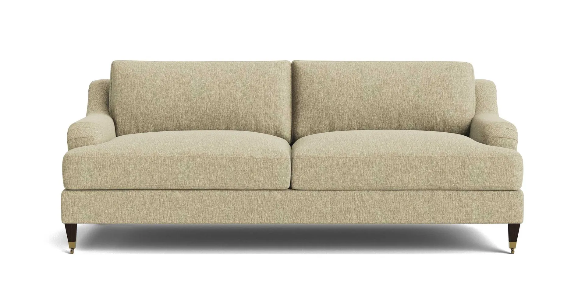 Stockten English Arm Sofa with Casters