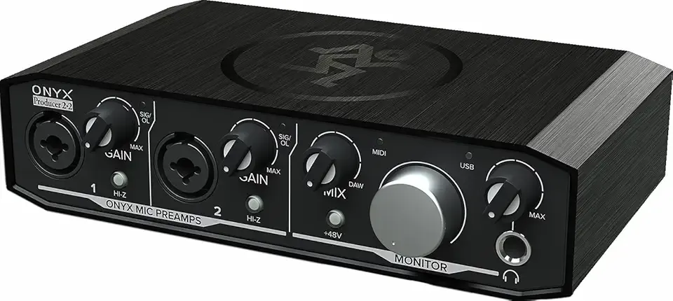 Mackie Audio Interface, Onyx Producer 2X2 USB Audio Interface with MIDI (Onyx Producer 2-2)