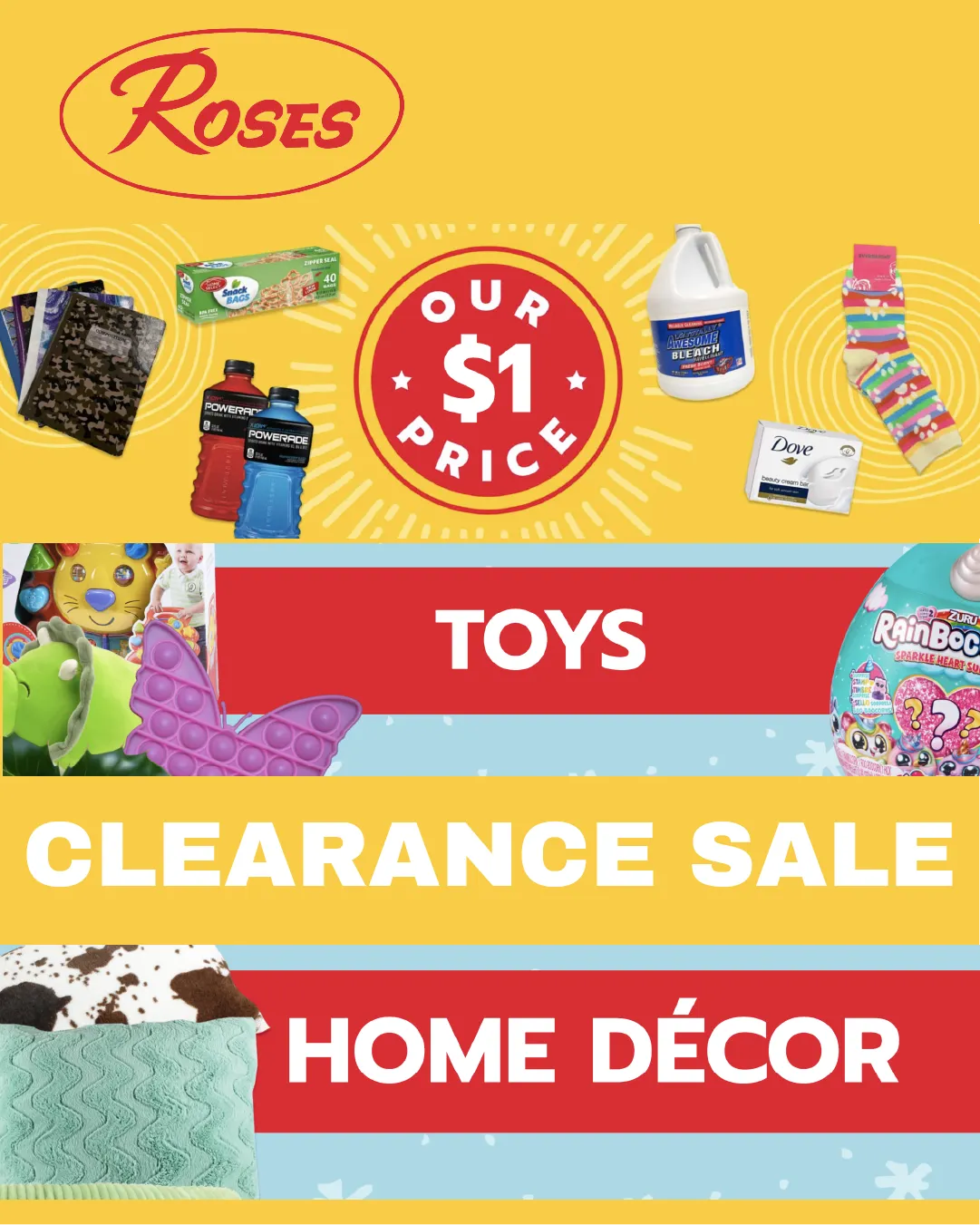 Roses Discount Store sales