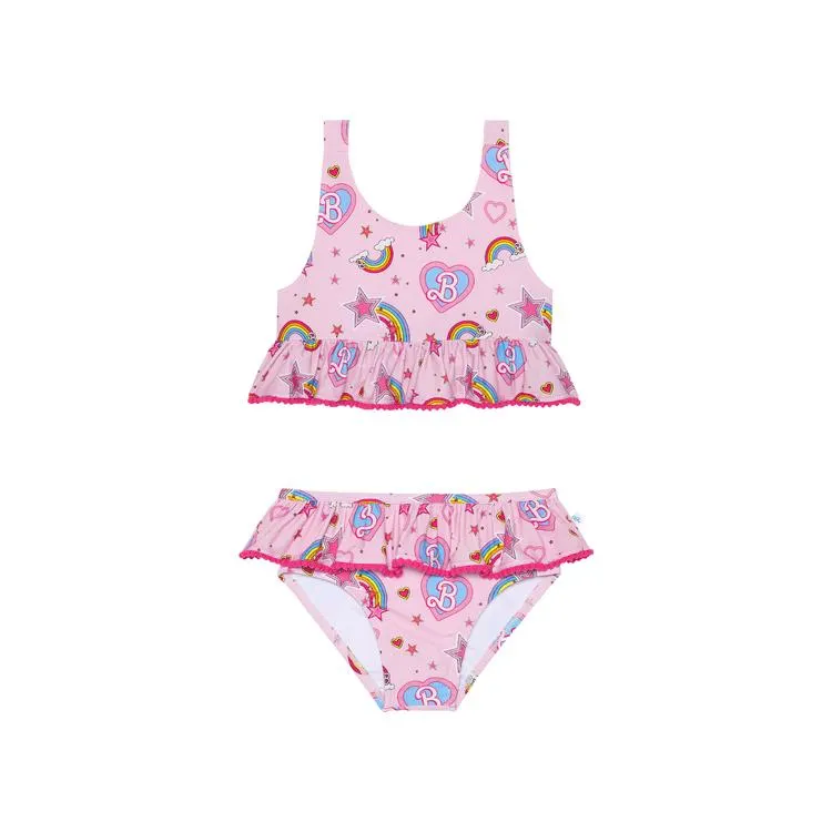 Barbie Star Power - Ruffled Two Piece Tankini Set