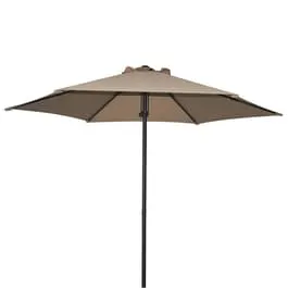 7.5' Wind Resistant Steel Patio Umbrella with Push Lift